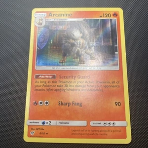 Arcanine 6/18 Detective Pikachu 2019 Holographic Holo Foil Pokemon Card - Picture 1 of 2