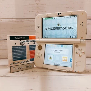 【Rank:A】【Dual IPS】New Nintendo 3DS LL XL Console Pearl White - Picture 1 of 13