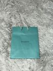 Tiffany & Co. Packaging 5" X 6" X 3? Small Blue Paper Gift Shopping Bag Used
