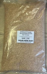 GOLDSPAN ® Smoke Buchenspäne 5/10, 0,4-1,0 mm, 2 Kg Räuchermehl Räucherspäne - Bild 1 von 2
