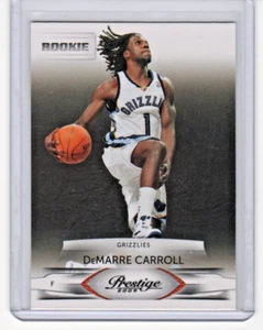 Tarjeta de novato de prestigio DeMarre Carroll 2009-10 #227 Mississippi Memphis Grizzlies - Imagen 1 de 1