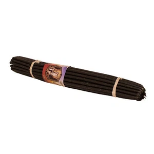 Natural Wax Black 33 Jerusalem Candles Blessed Church of Holy Sepulcher 29 cm - Picture 1 of 3