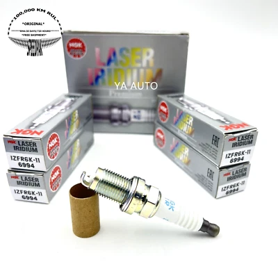 Set of 4 Genuine NGK 6994 Spark Plugs - Laser Iridium IZFR6K11 — 第 1/4 张图片