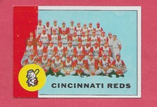 1963 Topps # 63 Cincinnati Reds Team - EXMT+