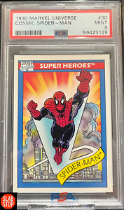 1990 Marvel Universe Cosmic Spider Man #30 PSA 9