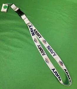 Cordón de juego NCAA Army Black Knights v Marina guardiamarinas nuevo con etiquetas - Imagen 1 de 2