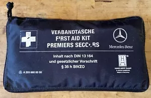Genuine Mercedes Benz First Aid Medical Kit Bag C M ML W163 W203 A2038600050 - Picture 1 of 4