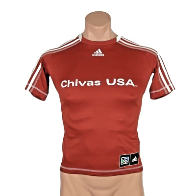 Camiseta Grande Fútbol Futbo Juvenil ADIDAS MLS C.D. Camiseta roja Chivas USA Climalite Foto 1 de 4