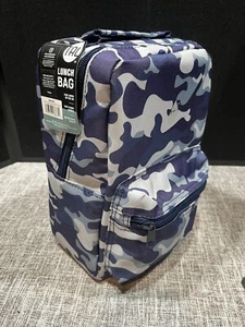 TAL Kids Insulated lunch Bag /Tote/Cooler Blue Camo - Picture 1 of 5