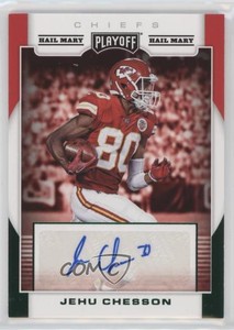 2017 Panini Playoff Signatures Hail Mary Jehu Chesson #RS-JC Rookie Auto RC