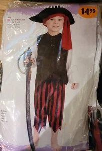 Fun World Caribbean Pirate Size Small Toddler  - Picture 1 of 4