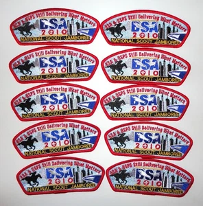2010 National Boy Scout Jamboree USPS Postal Service CSP Patch Lot (10) - Picture 1 of 1