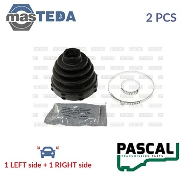 G6F023PC CV JOINT BOOT KIT PAIR TRANSMISSION END PASCAL 2PCS FOR FIAT DUCATO - Image 1 of 4