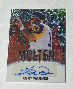 Kurt Warner 2025 Leaf Metal Football Molten Autograph /10 #M-KW1 Rams - Picture 1 of 3