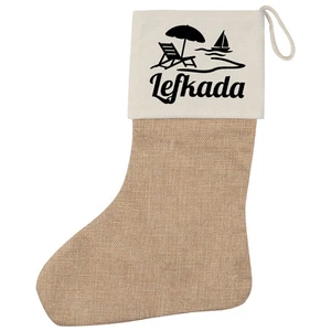 Weihnachtsstrumpf Lefkada Griechenland Geschenkidee Lefkada Geschenk Präsent Mit - Bild 1 von 7