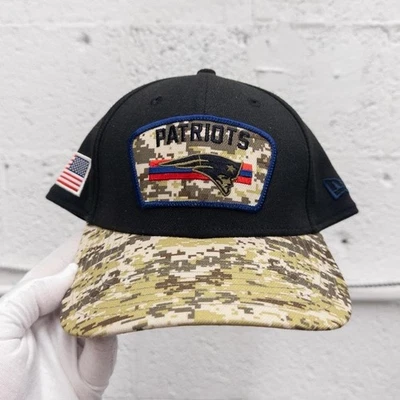 Sombrero flexible New Era 39Thirty New England Patriots saludo militar al servicio L/XL Foto 1 de 4