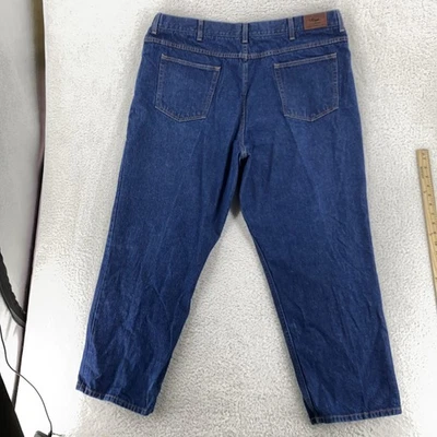 L.L. Bean Comfort Waist Jeans ACTUAL 42x29 Denim Relaxed Fit Straight Leg Pants - Image 1 of 4