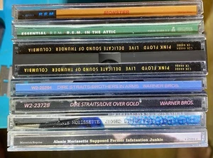 7X ROCK CD LOT REM, PINK FLOYD LIVE (2x Set) Dire Straits, Alanis Morissette - Picture 1 of 4