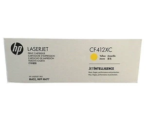 Oryginalny HP 410X żółty wysokowydajny kontraktowy kaseta z tonerem CF412XC - Zdjęcie 1 z 1