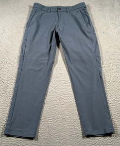 Lululemon Commission Pants Mens 31x26 Blue Slim Stretch Chino Athleisure LM5A90 - Picture 1 of 10