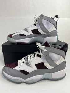 Nike Air Jordan Jumpman Two Trey Men’s Size 9 White Cherrywood Red DO1925-103 - Picture 1 of 9