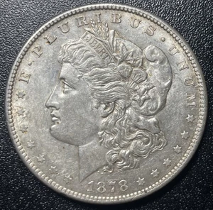 1878-S Morgan Silver Dollar $1 Nice Original Choice AU - Picture 1 of 2