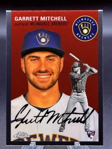 2023 Topps Chrome Platinum Anniversary #4 Garrett Mitchell RC Rookie Brewers - Picture 1 of 2