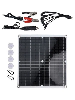 Solar Panel Solar Panel Kit For Motorhomes 360x330x3MM 50W With Dual Usb Ports - Image 1 of 4