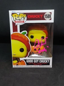 Good Guy Chucky Funko Pop Movies Auto By Alex Vincent Quote, “Andy” OCC Cert - Picture 1 of 7