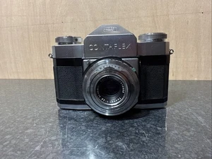 Cámara Zeiss Ikon Contaflex - Lente Tessar 45 mm f/2,8 - Con estuche - Funciona - Imagen 1 de 6