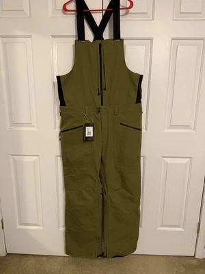 Pantalones con tirantes Burton Reserve para hombre - Olive Martini - XXL Foto 1 de 4