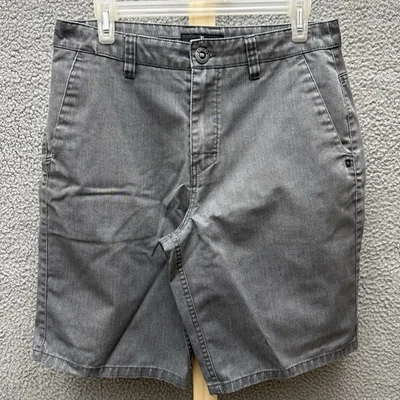 Rip Curl Shorts Mens 30 Gray Chino Twill Casual Custom Fit - Image 1 of 4