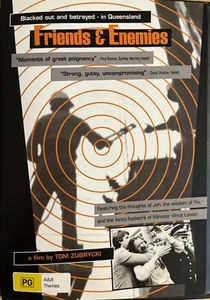 Amigos y enemigos DVD-R 1988 Queensland Union Documental Ronin ¡COMO NUEVO! - Imagen 1 de 2