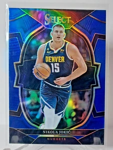 2022-23 Panini Select Nikola Jokic #1 Blue Prizm Concourse Denver Nuggets - Picture 1 of 2