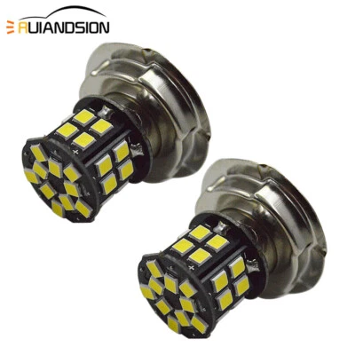 2pcs Bianco P26S 2835 30 LED 6V Moto Faro sostituire la lampada della lampadina - Immagine 1 di 4