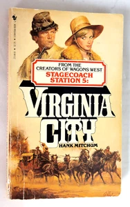 Stagecoach Station #5 Virginia City Paperback book Mitchum Western 0553231448 - Imagen 1 de 7