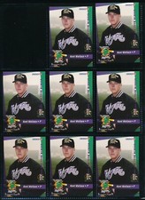 lot (8) 1995 Choice #30 Kent Wallace Norwich Navigators Player Lot (DL41) SWSW6