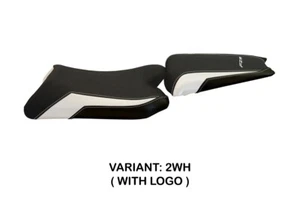 Rivestimento sella Perugia2 Standard bianca con logo Yamaha FZ8 2010-2016 - Picture 1 of 5