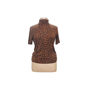 MICHAEL Michael Kors Multicolor Leopard Blouse XL - Picture 1 of 4