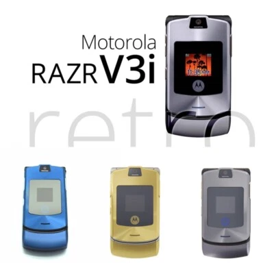 Teléfono Móvil Clásico Y2K Motorola RAZR V3i 1.23 MP Cámara Abatible GSM 2G MP3 Foto 1 de 4