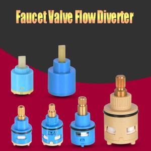 Faucet Valve Flow Diverter Cartridge 22/25/26mm shower Regulator Valv Accessorie - Picture 1 of 15