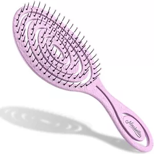 Ninabella Organic Detangle Hair Brush for Women Men amp Children - Does not Pull - Picture 1 of 7