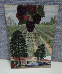 Folleto folleto menú Knott's Berry Farm California años 50 60 - Imagen 1 de 4