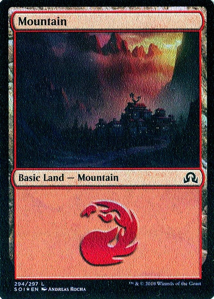 MTG - Shadows over Innistrad - Mountain #294 - Foil - Various conditions - Image 1 of 1