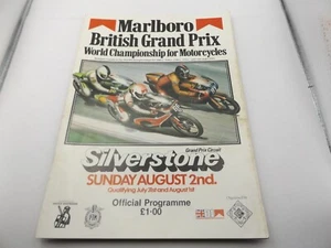1981 SILVERSTONE PROGRAM 1.8.81 - MARLBORO BRITISH MOTORRAD GRAND PRIX - Bild 1 von 1