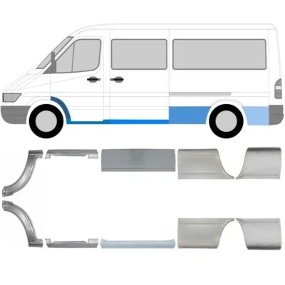 Si adatta: Mercedes Sprinter 1995-2006 Passo Medio Pannello Di Riparazione / Set - Immagine 1 di 2