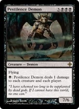 Pestilence demon-rise of the Eldrazi-new/mint-mtg - 124-x1