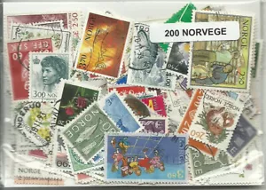 Lot 200 Briefmarken aus Norwegen - Bild 1 von 1