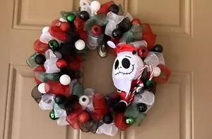 Nightmare Before Christmas Wreath - Picture 1 of 4