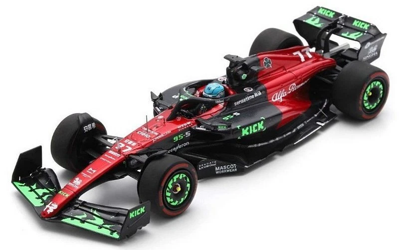 Alfa Romeo C43 Team Kick GP Belgium 2023 Valtteri Bottas 1:43 SPARK S8921 - Immagine 1 di 1